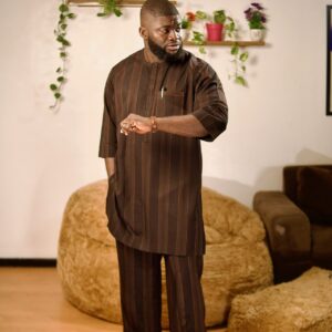 Chocolate Brown Striped Senator