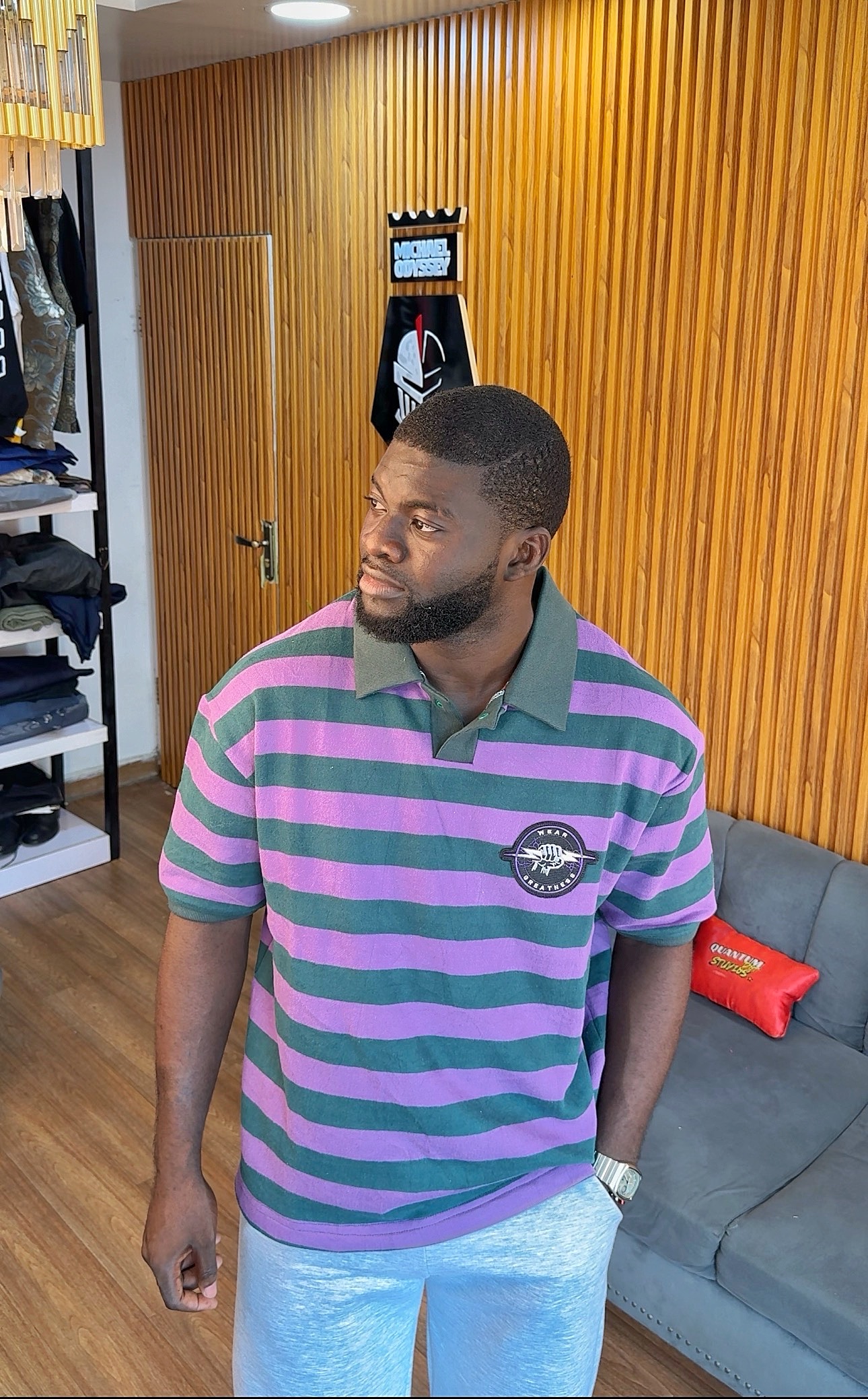 Valmont Heritage Stripe Polo