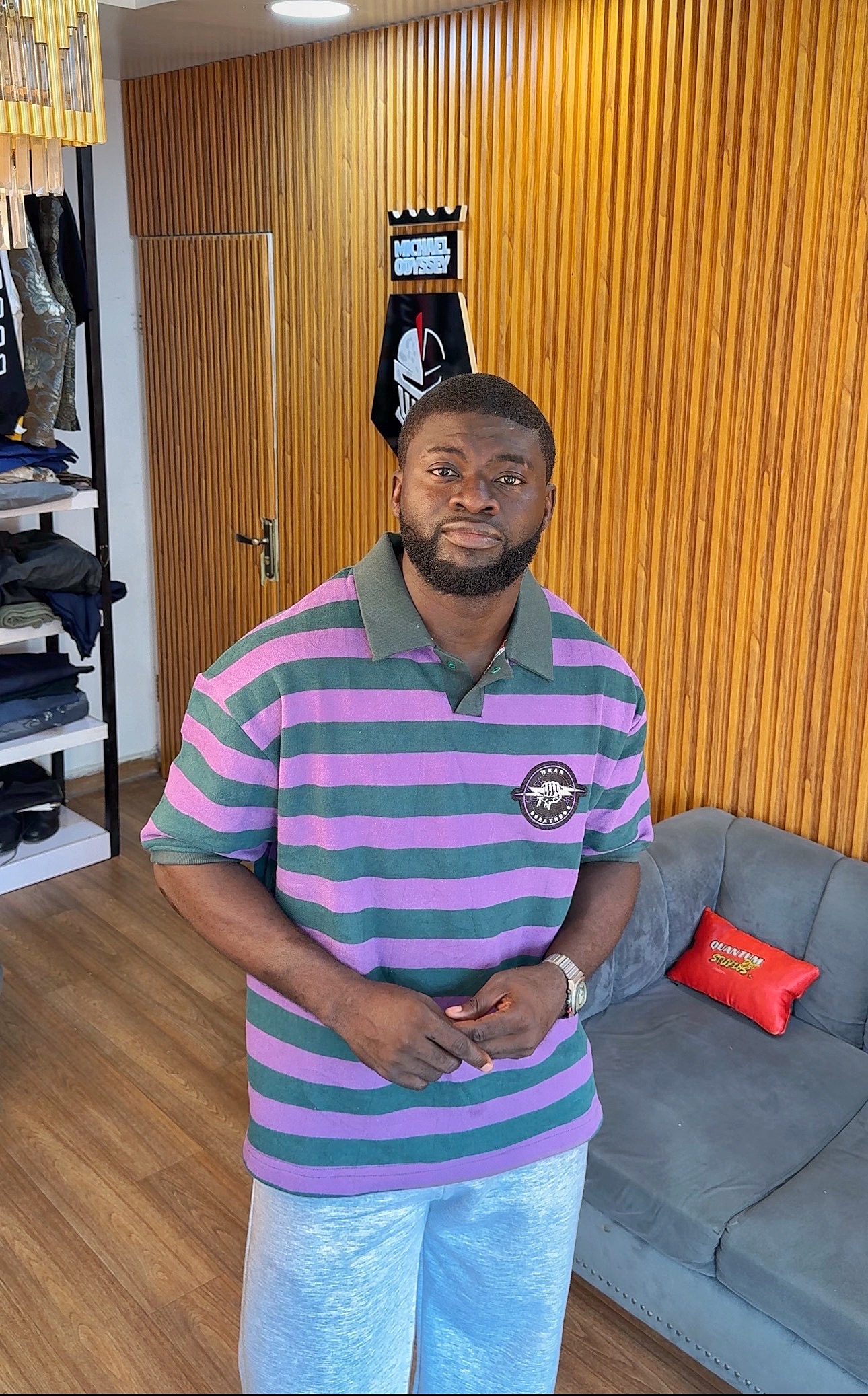 Valmont Heritage Stripe Polo