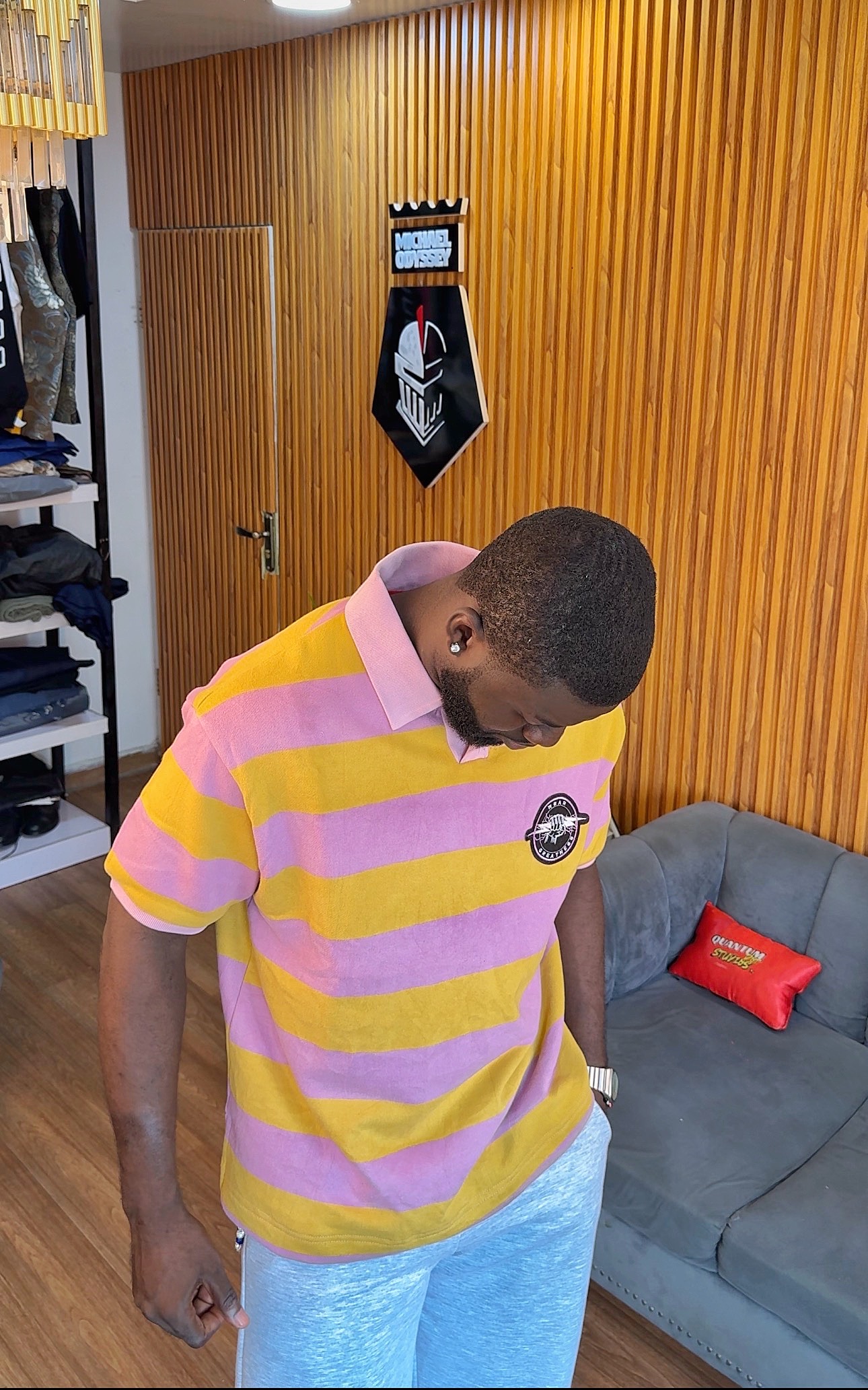 Valmont Heritage Stripe Polo