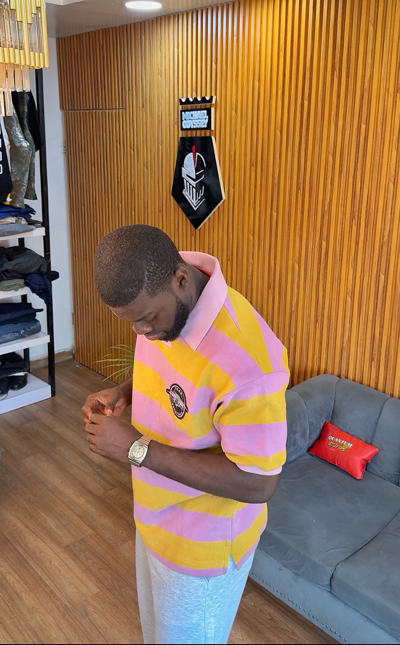 Valmont Heritage Stripe Polo