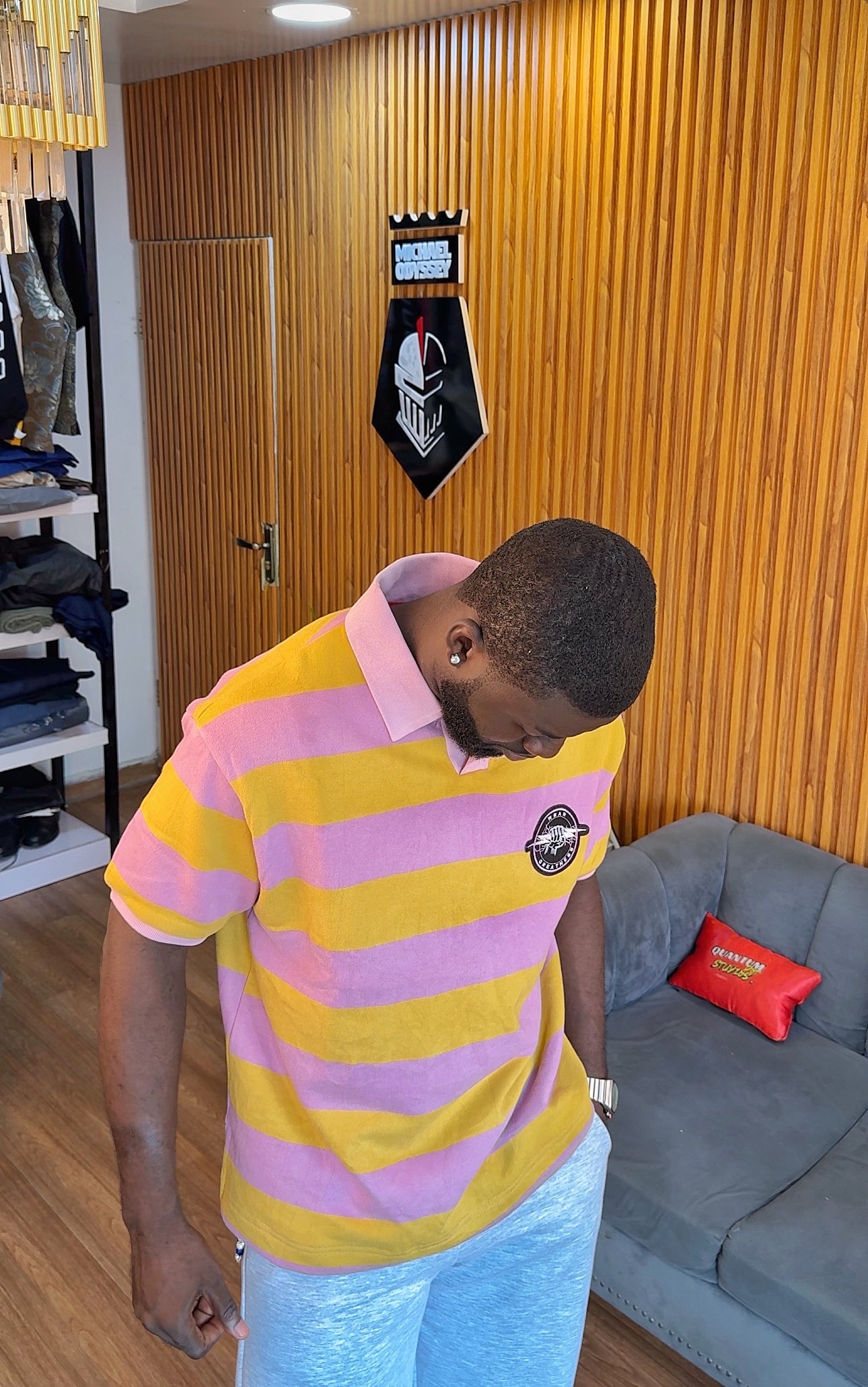 Valmont Heritage Stripe Polo