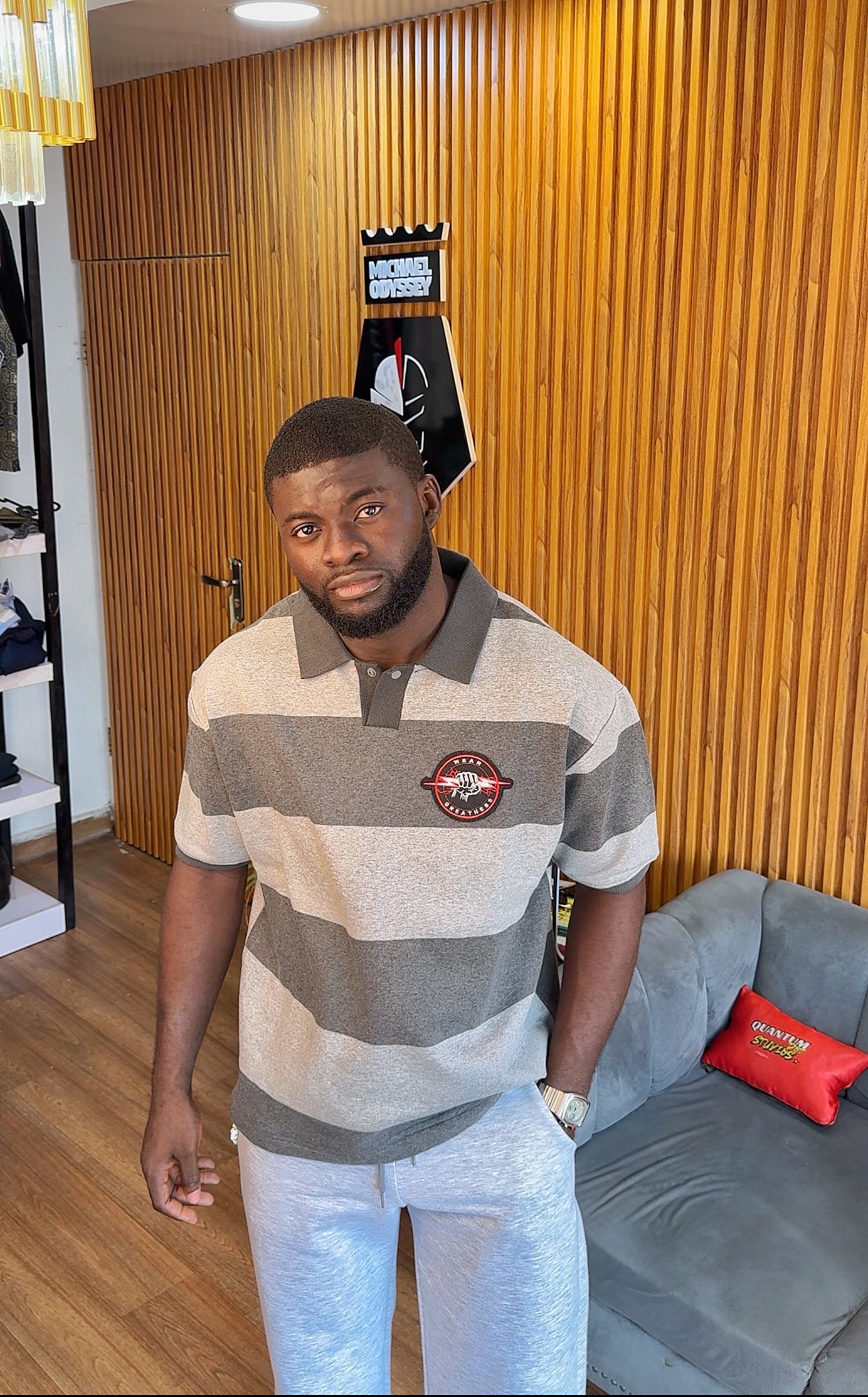 Valmont Heritage Stripe Polo