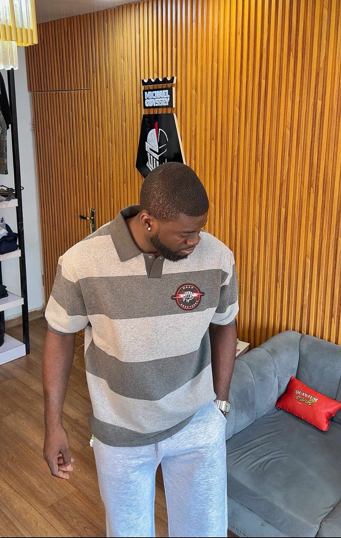 Valmont Heritage Stripe Polo