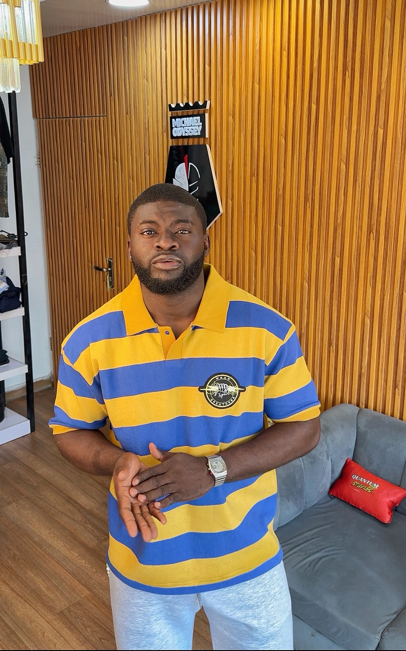 Valmont Heritage Stripe Polo