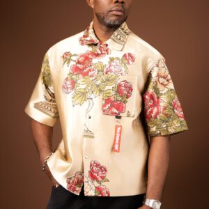 Champagne Rose Tapestry Shirt