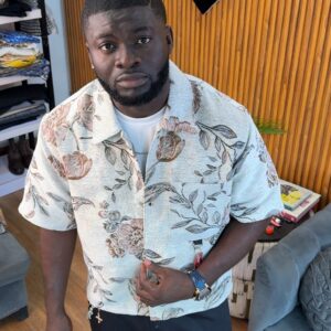 Desert Sand Floral Tapestry Shirt