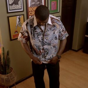 Japanese Dragon and Tiger Tapestry Shirt